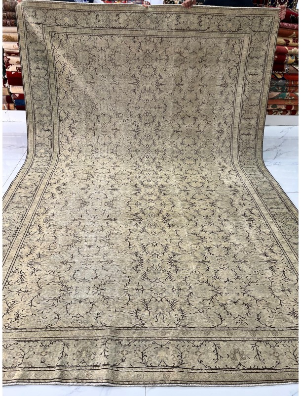 Türkish Kayseri Bünyan Vintage Rug