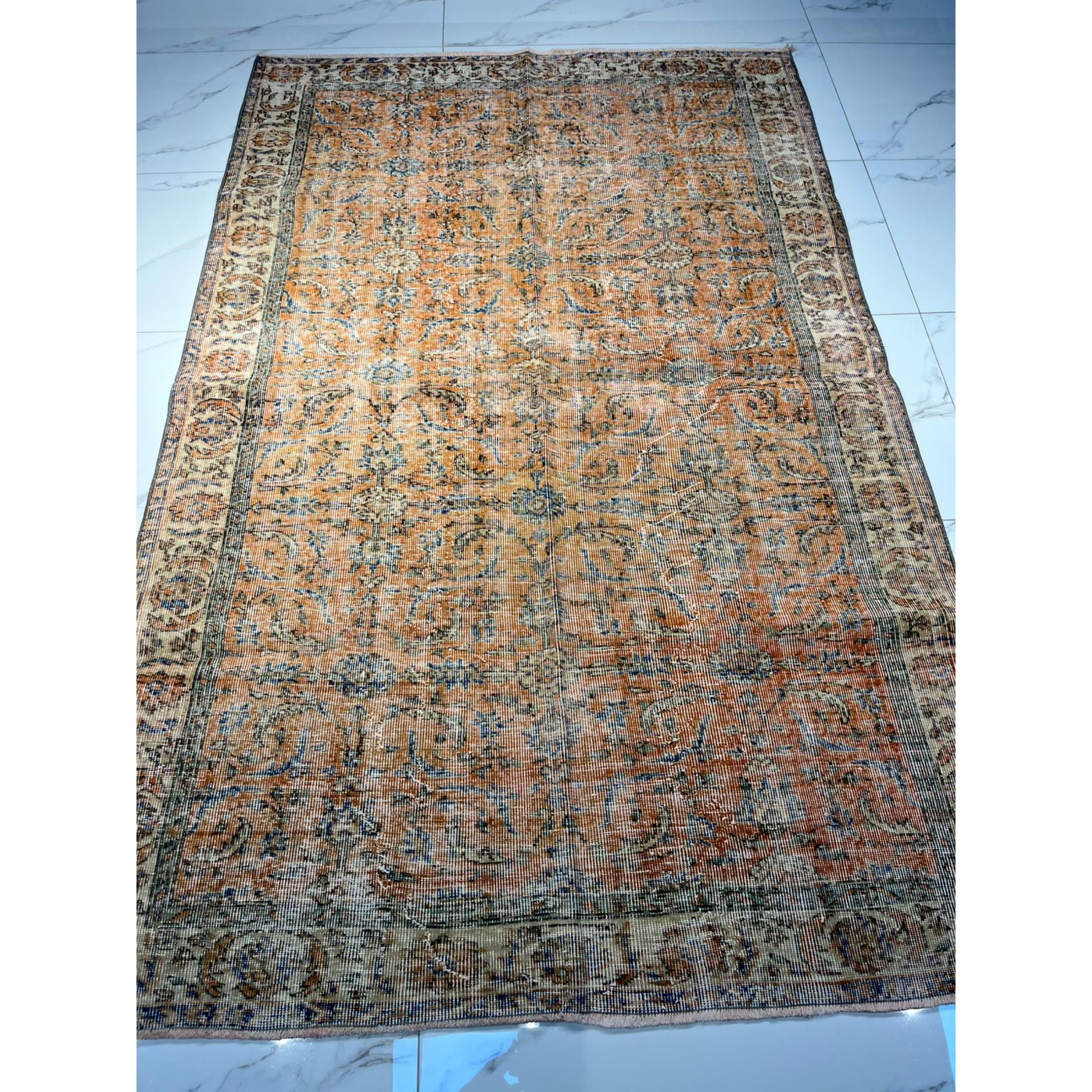 Türkish Isparta carpet vintage