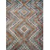 Vintage Zeki Müren Checkered Wool on Cotton Textile – 40 Years Old